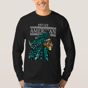 Camiseta Indígenas Headdress - Colorido American he