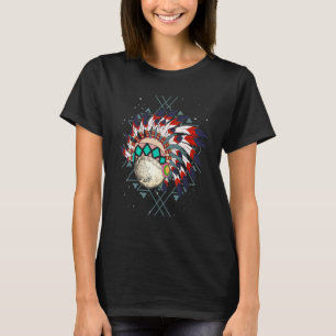 Camiseta Indígenas Headdress Indian Tribe Native