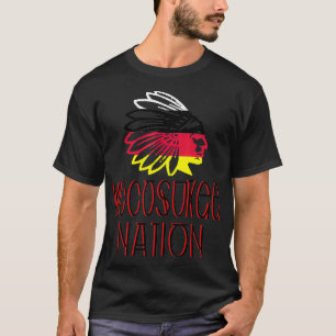 Camiseta Indígenas Nativo Americano de Sinalizador da Micco