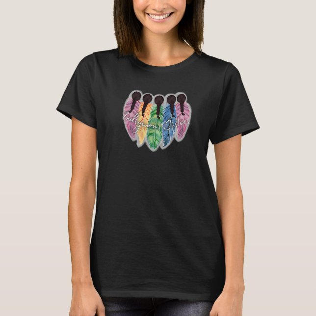Camiseta Indígenas Sisters Roupa Native American Women G (Frente)