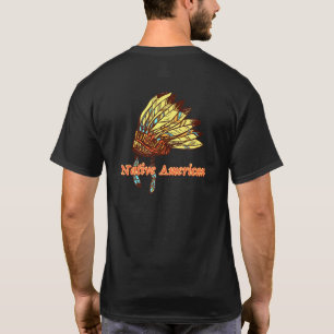 Camiseta Indígeno Indígeno Americano Iroquois Indigeno