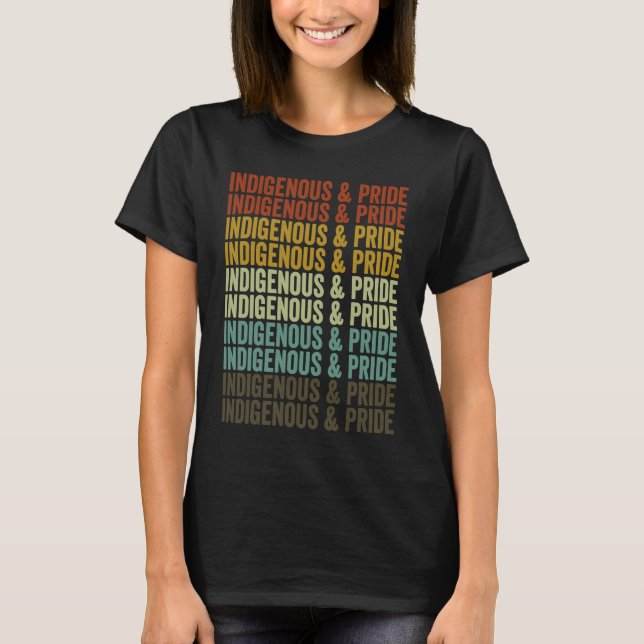 Camiseta Indigenous & Pride Native American (Frente)