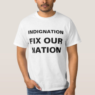 CAMISETA INDIGNAÇÃO CORRIJA NOSSA NAÇÃO