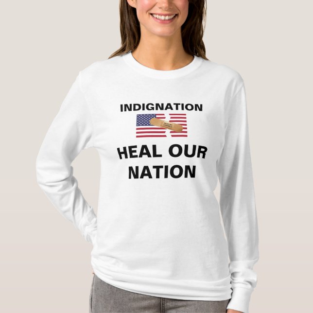 CAMISETA INDIGNAÇÃO CORRIJA NOSSA NAÇÃO (Frente)