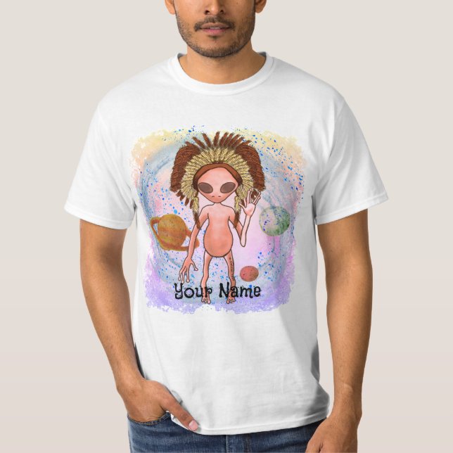 Camiseta Índio Alien (Frente)