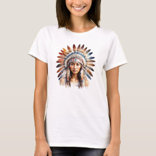 Camiseta Índio americano