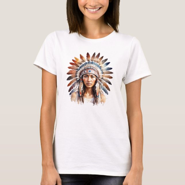 Camiseta Índio americano (Frente)