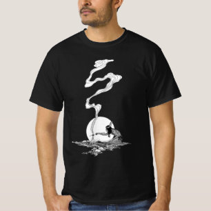 Camiseta Índio em sua Solidão por NC Wyeth Vintage Ocidenta