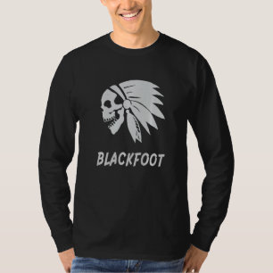 Camiseta Índio Nativo Americano Blackfoot Nascido Liberdade