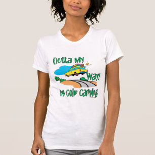 Camiseta Indo acampar