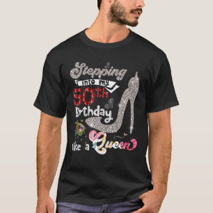 Camiseta Indo Ao Meu 50º Aniversário Como Uma Rainha 50 A