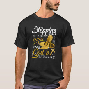 Camiseta Indo Ao Meu 55º Aniversário Com Deuses Grace E