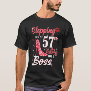 Camiseta Indo Ao Meu 57º Aniversário Como Um Chefe 57 Anos