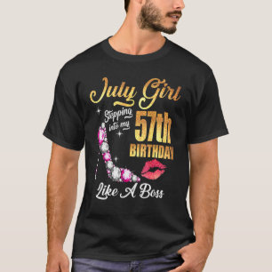 Camiseta Indo Ao Meu 57º Aniversário Como Um Chefe Por 57