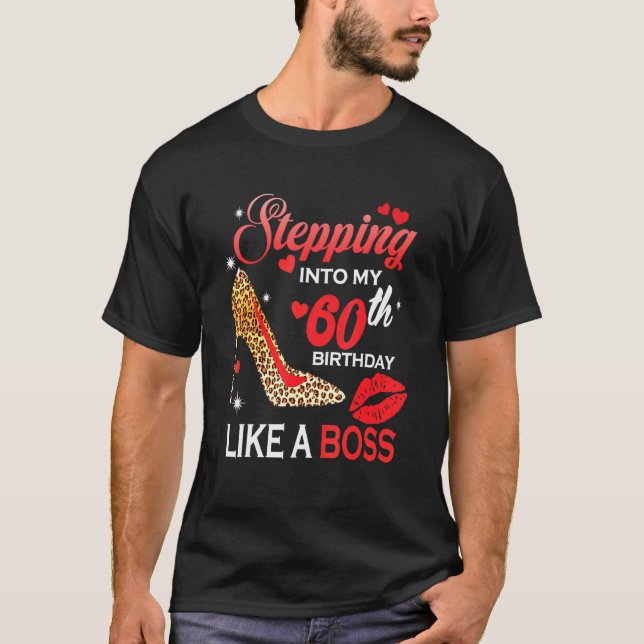 Camiseta Indo Ao Meu 60º Aniversário Como Um Chefe (Frente)
