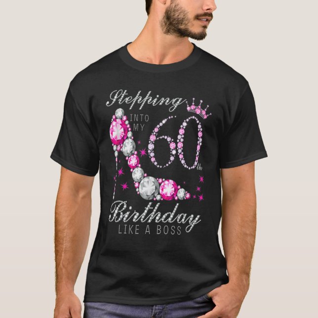 Camiseta Indo Ao Meu 60 Aniversário Como Um Chefe 60º Da (Frente)