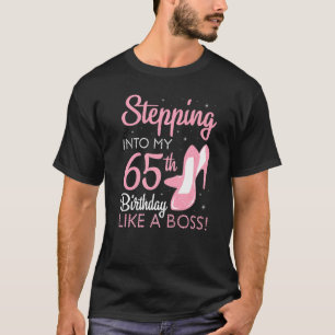 Camiseta Indo Ao Meu 65º Aniversário Como Um Chefe De 65 An
