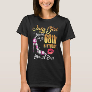 Camiseta Indo Ao Meu 68º Aniversário Como Um Chefe Por 68