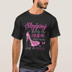 Camiseta Indo Ao Meu 78º Aniversário Como Um Chefe Gi De Bd