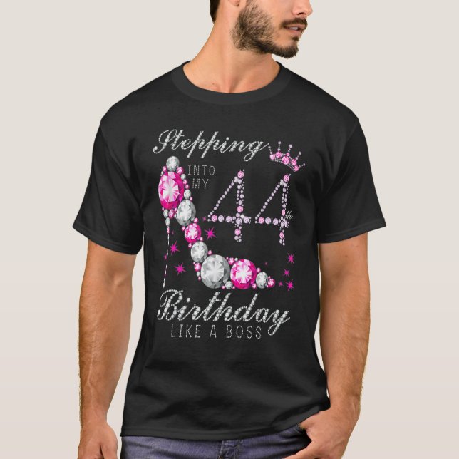 Camiseta Indo Ao Meu Aniversário De 44 Anos Como Um Chefe 4 (Frente)