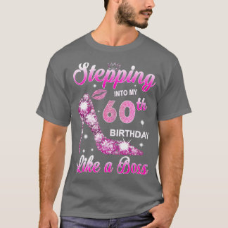 Camiseta Indo Ao Meu Aniversário De 60 Anos Como Uma Rainha