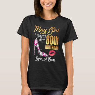 Camiseta Indo Ao Meu Aniversário De 80 Como Um Chefe Por 80