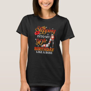Camiseta Indo Ao Meu Aniversário De 90 Como Um Chefe De 90