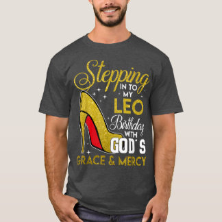 Camiseta Indo Ao Meu Aniversário De Leo Com Deuses Grace Me