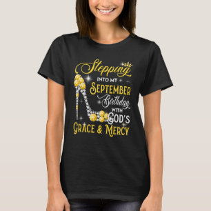 Camiseta Indo Ao Meu Aniversário De Setembro Com Deuses Gra