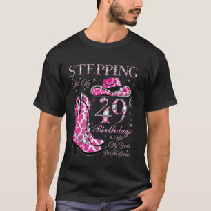 Camiseta Indo Ao Meu Quarenta E Nono Aniversário Com As Min