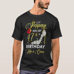 Camiseta Indo Ao Meu Quarenta E Sétimo Aniversário Como U