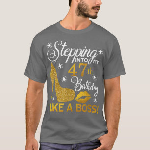 Camiseta Indo Ao Meu Quarenta E Sétimo Aniversário Como Um