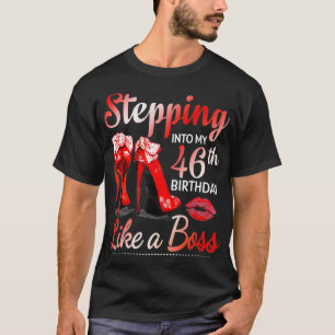 Camiseta Indo Ao Meu Quarenta E Sexto Aniversário Como Um 