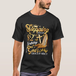 Camiseta Indo Para A Minha 82ª Graça De Aniversário E Compa