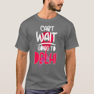 Camiseta Indo para a Viagem de Delhi Férias