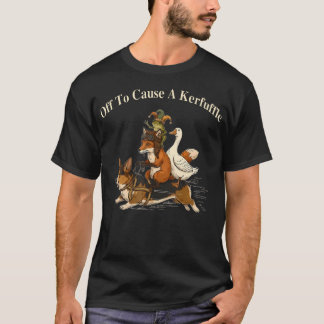 Camiseta Indo Para Causar Um Alvoroço Raposa Sapo Ganso Mon