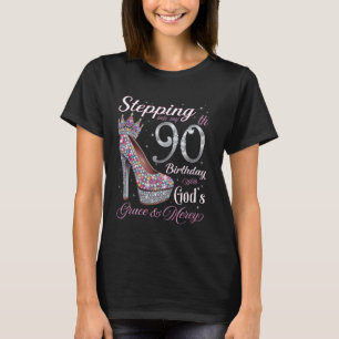 Camiseta Indo para o meu aniversário de 90 com a graça de D
