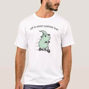 Camiseta Indo para o seu texto personalizado Capivara engra