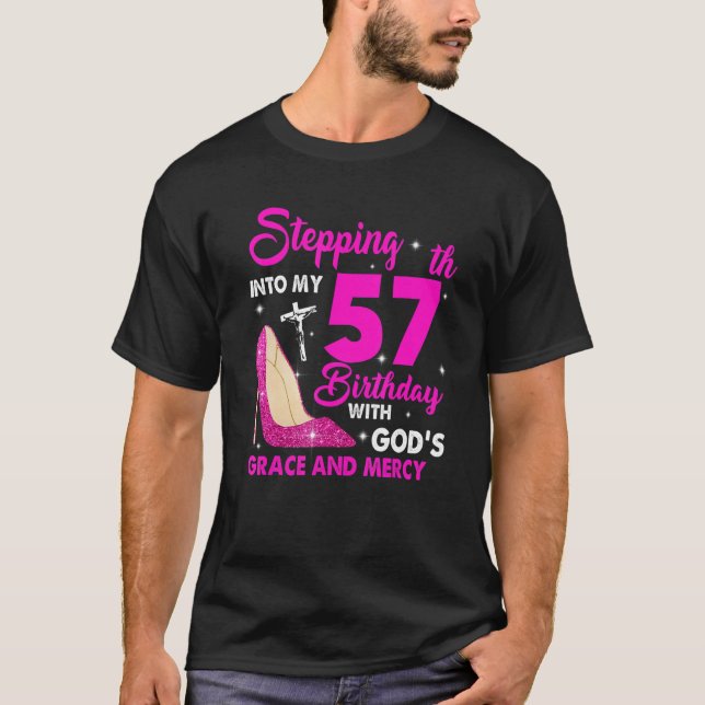 Camiseta Indo Para Os Meus 57 Com Dons Grace E Compaixão (Frente)