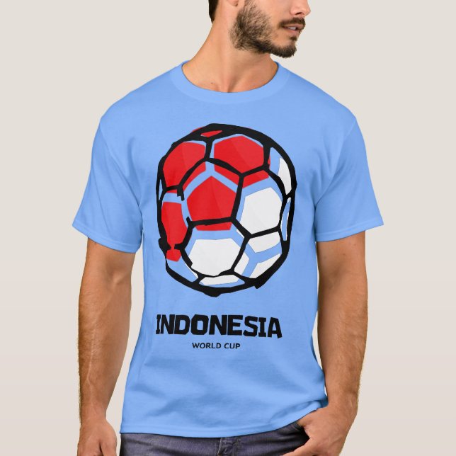 Camiseta Indonesia Country Flag (Frente)
