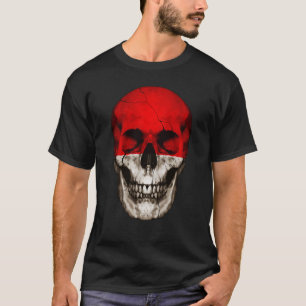 Camiseta Indonésia: Sinalizador Skull indonésio Roots Orud 