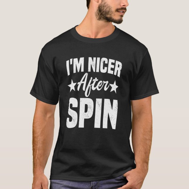 Camiseta Indoor Cycling Instructor Stationary Bike Nicer Af (Frente)