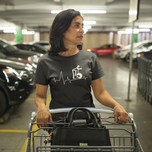 Camiseta Indoor Spinning Cycle Heartbeat (Criador carregado)