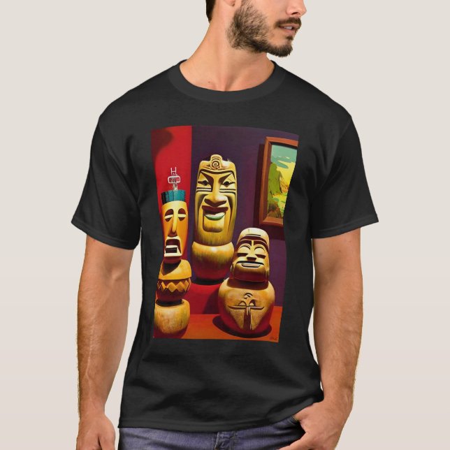 Camiseta Indoor Tiki Life Ken Gage Art (Frente)
