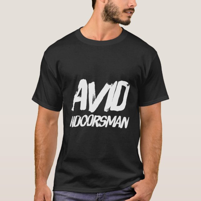 Camiseta Indoorsman Funny Cara Gift Parody Piada (Frente)