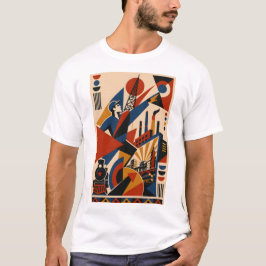 Camiseta Industrial Revolution – Geometric Art T-Shirt