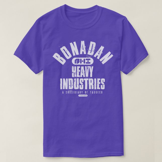 Camiseta Indústrias Pesadas de Bonadan (Frente do Design)