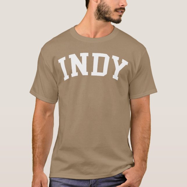 Camiseta Indy retrô retrô (Frente)