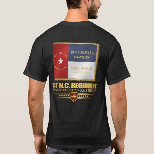 Camiseta Infância Voluntária da Carolina do Norte de 1rua (Verso)