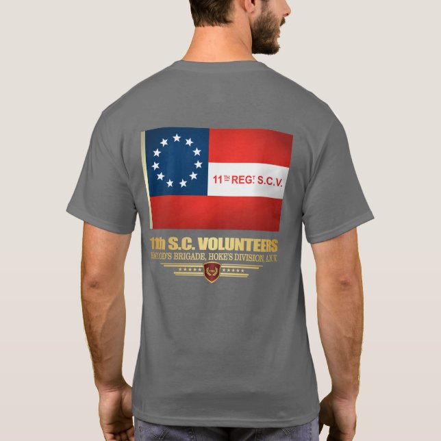 Camiseta Infância Voluntária da Carolina do Sul 11 (Verso)